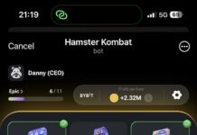 hamster combat mini hra na Telegramu