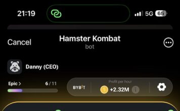 hamster combat mini hra na Telegramu